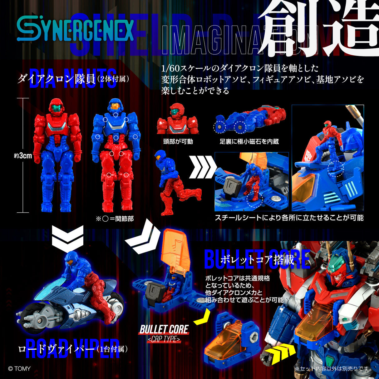 Transformer X ZOIDS X Diaclone: SHIELD-D-PRIME