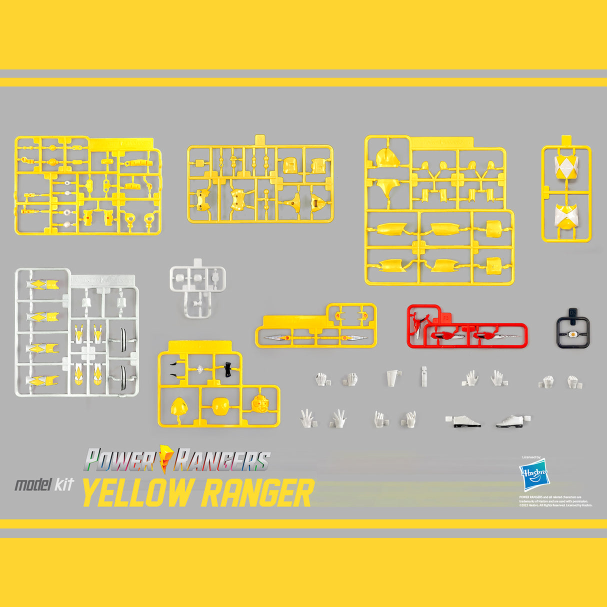 Power Rangers Flame Toys Furai Model: Yellow Ranger
