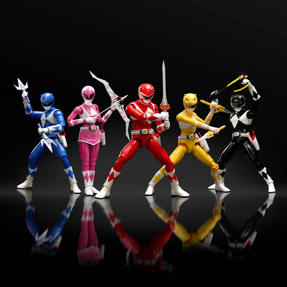 Power Rangers Flame Toys Furai Model: Black Ranger