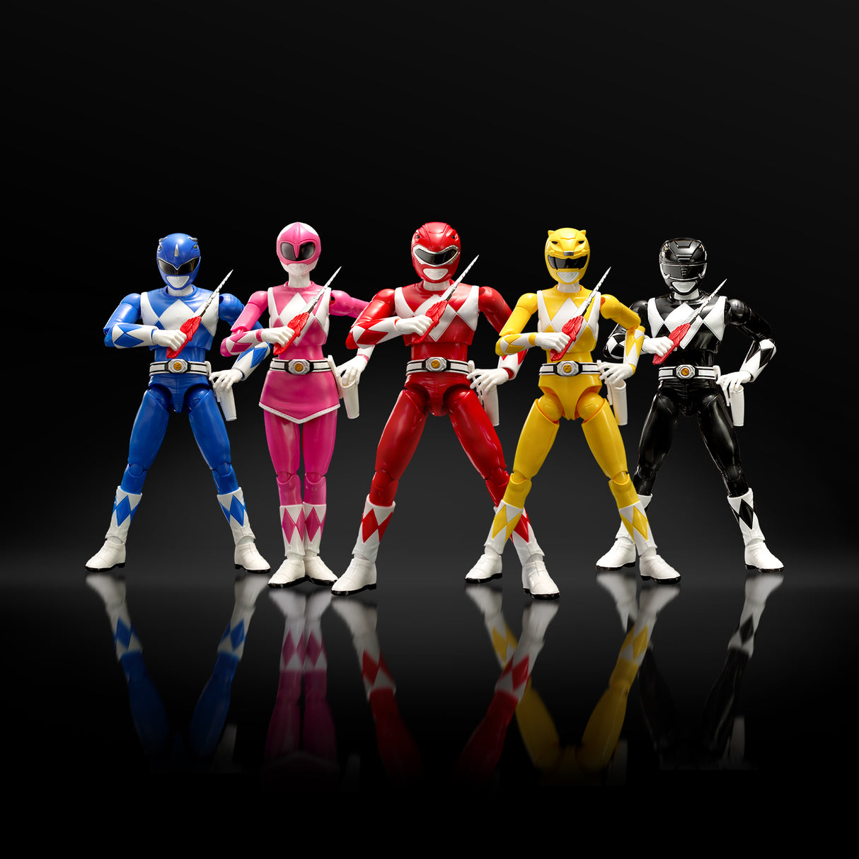 Power Rangers Flame Toys Furai Model: Yellow Ranger