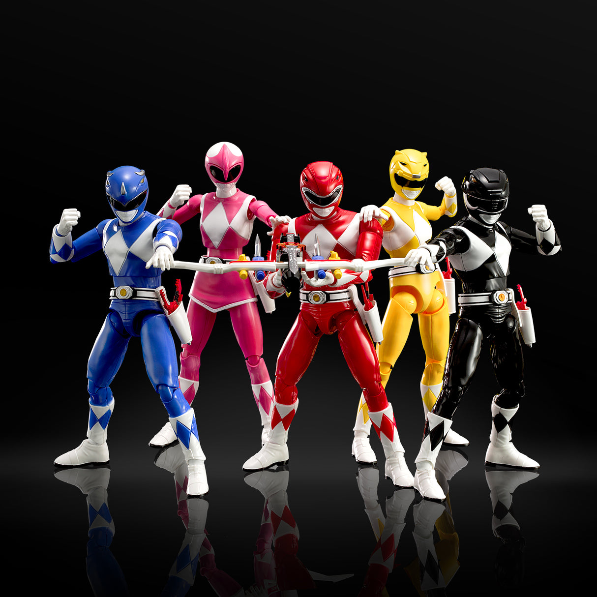 Power Rangers Flame Toys Furai Model: Blue Ranger