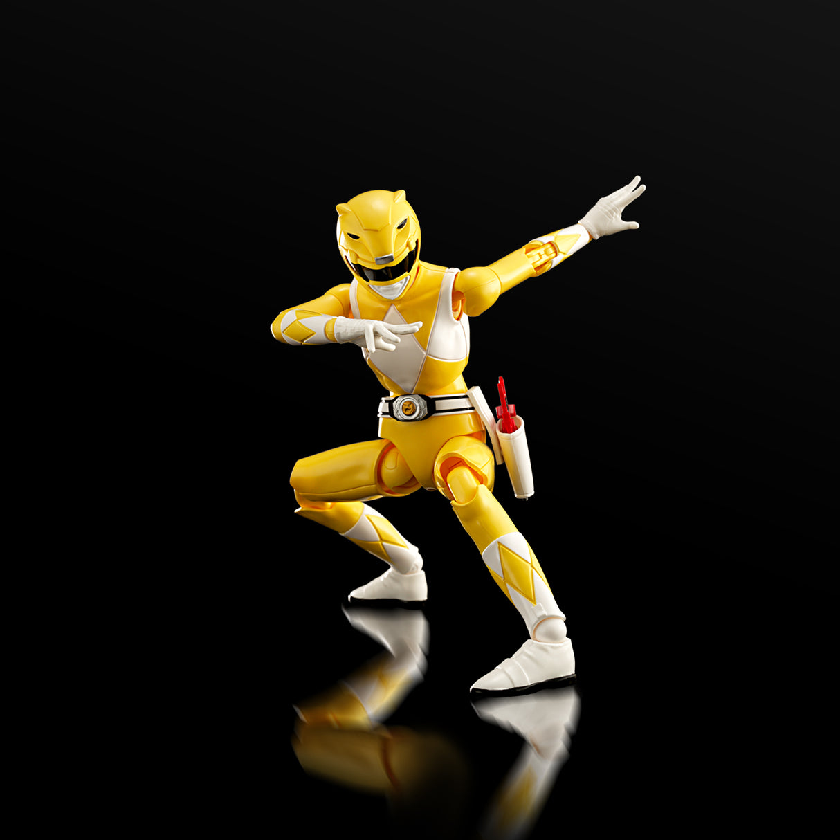 Power Rangers Flame Toys Furai Model: Yellow Ranger