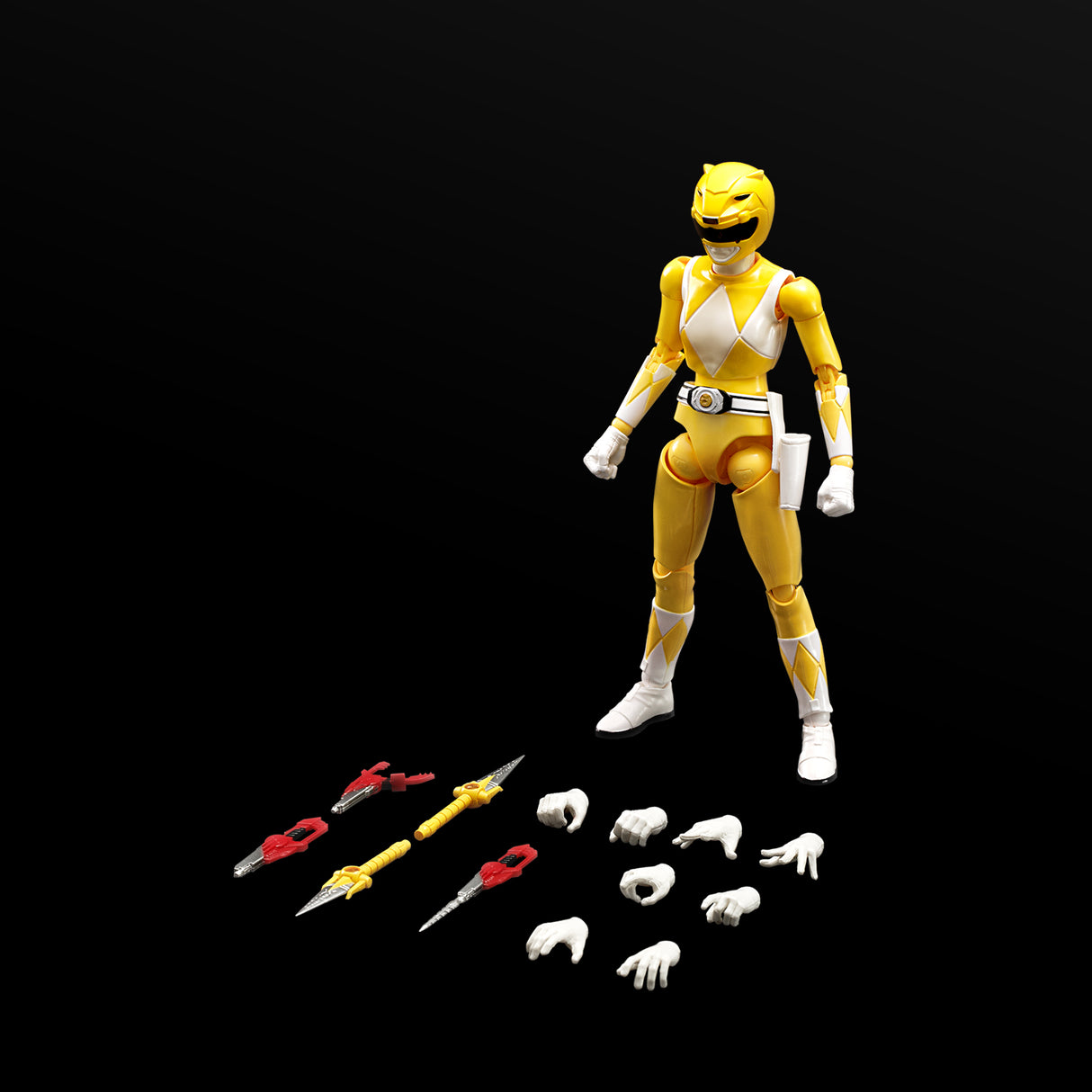 Power Rangers Flame Toys Furai Model: Yellow Ranger