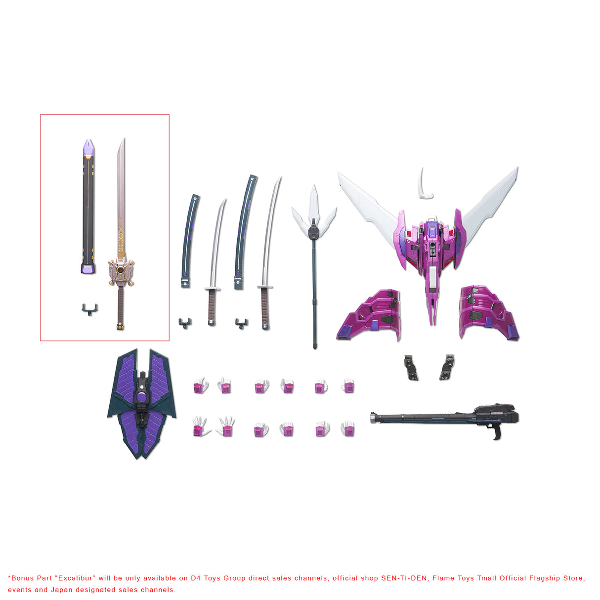 Transformers Flame Toys [KURO KARA KURI] Cyclonus D4 Toys Exclusive Bonus