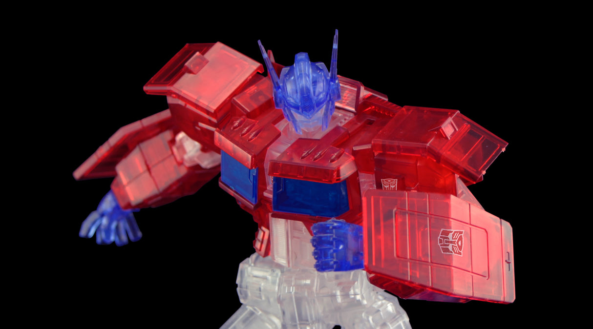 Transformers Flame Toys Furai Model Optimus Prime (IDW Ver.) Clear Color