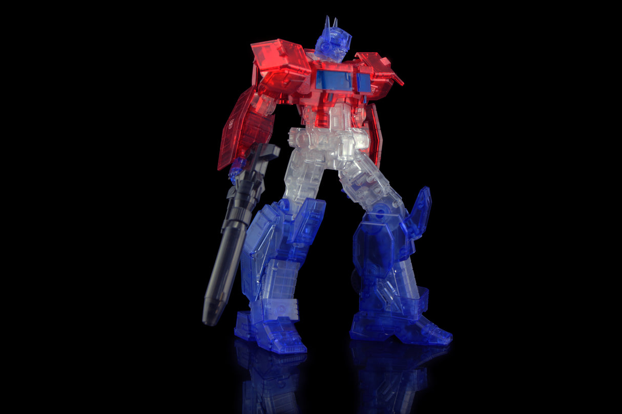Transformers Flame Toys Furai Model Optimus Prime (IDW Ver.) Clear Color