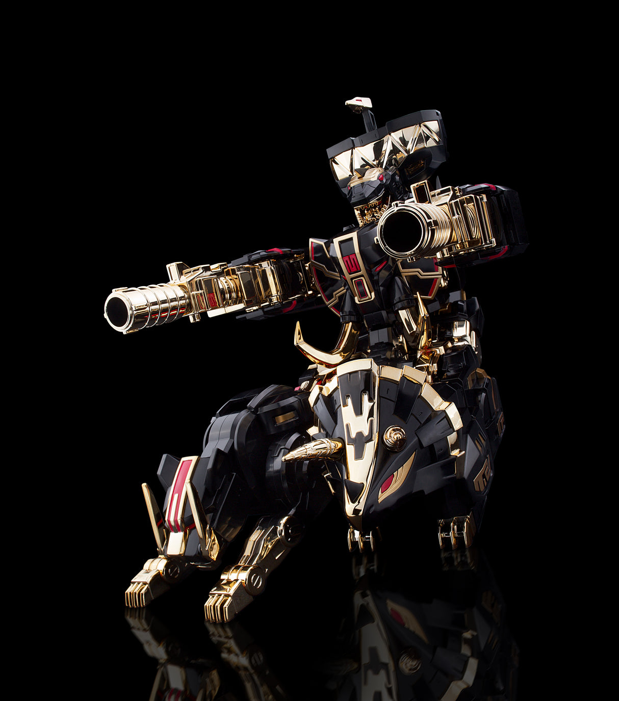 Power Rangers Flame Toys Furai "Model" Dino Megazord (Black Limited Ver)