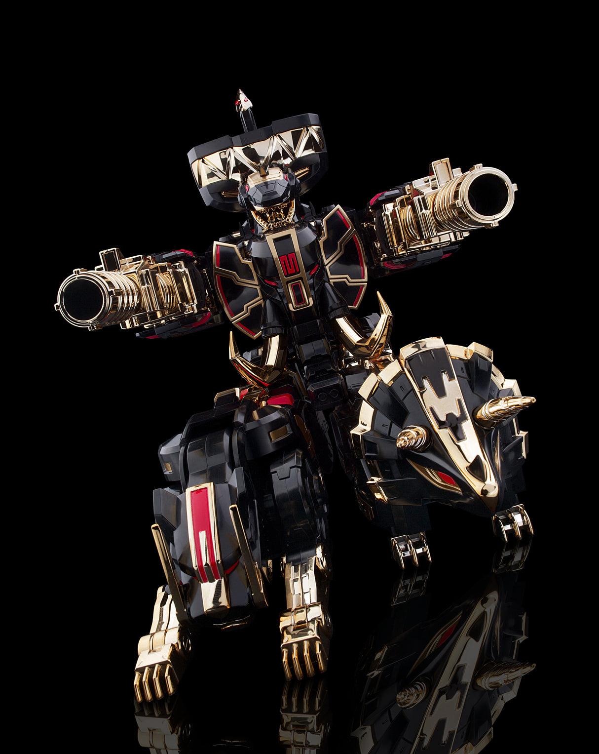 Power Rangers Flame Toys Furai "Model" Dino Megazord (Black Limited Ver)
