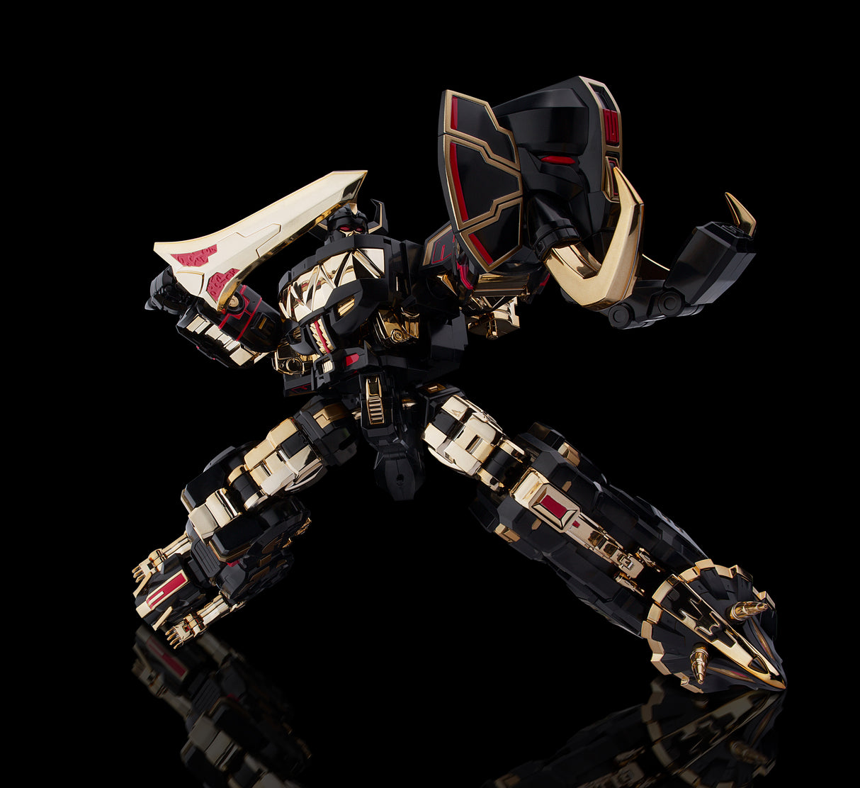 Power Rangers Flame Toys Furai "Model" Dino Megazord (Black Limited Ver)