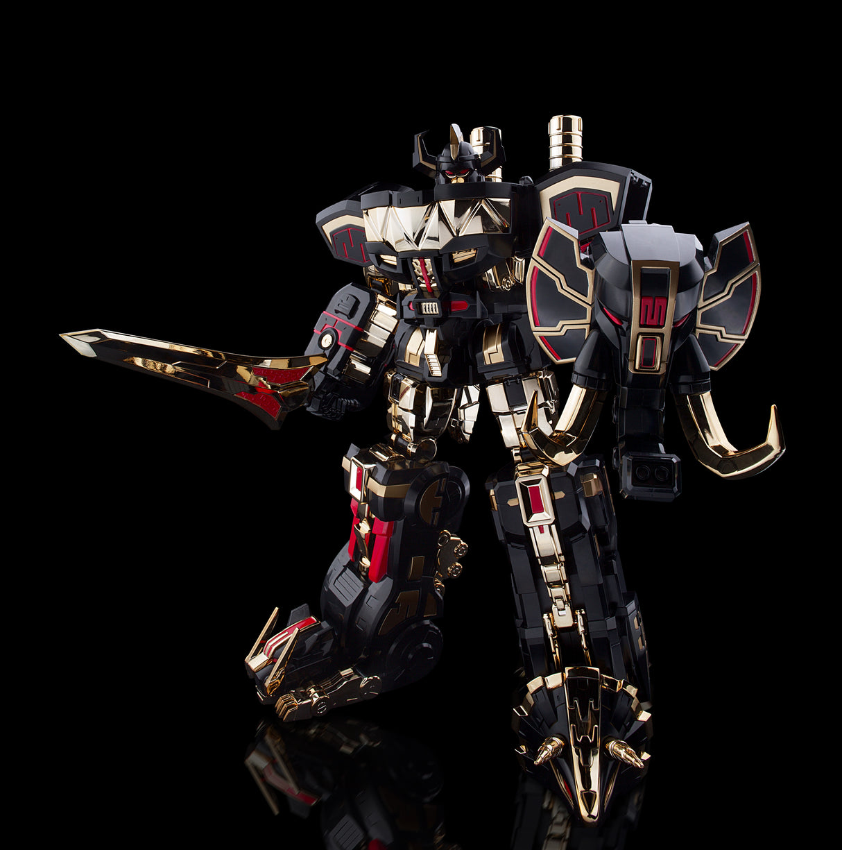 Power Rangers Flame Toys Furai "Model" Dino Megazord (Black Limited Ver)