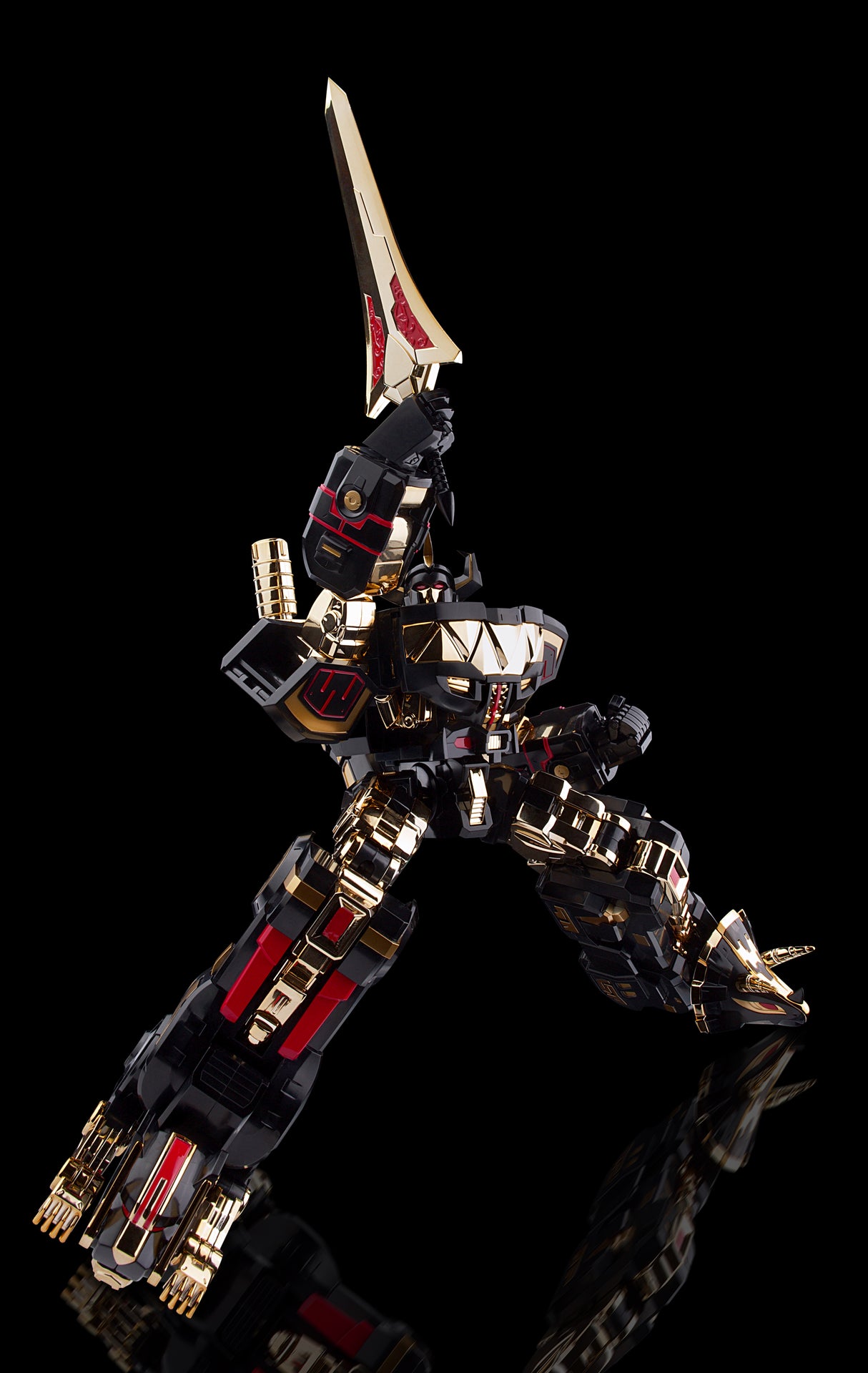 Power Rangers Flame Toys Furai "Model" Dino Megazord (Black Limited Ver)