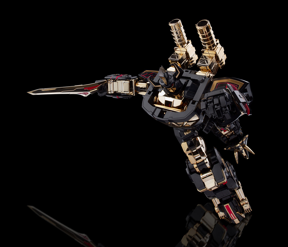 Power Rangers Flame Toys Furai "Model" Dino Megazord (Black Limited Ver)