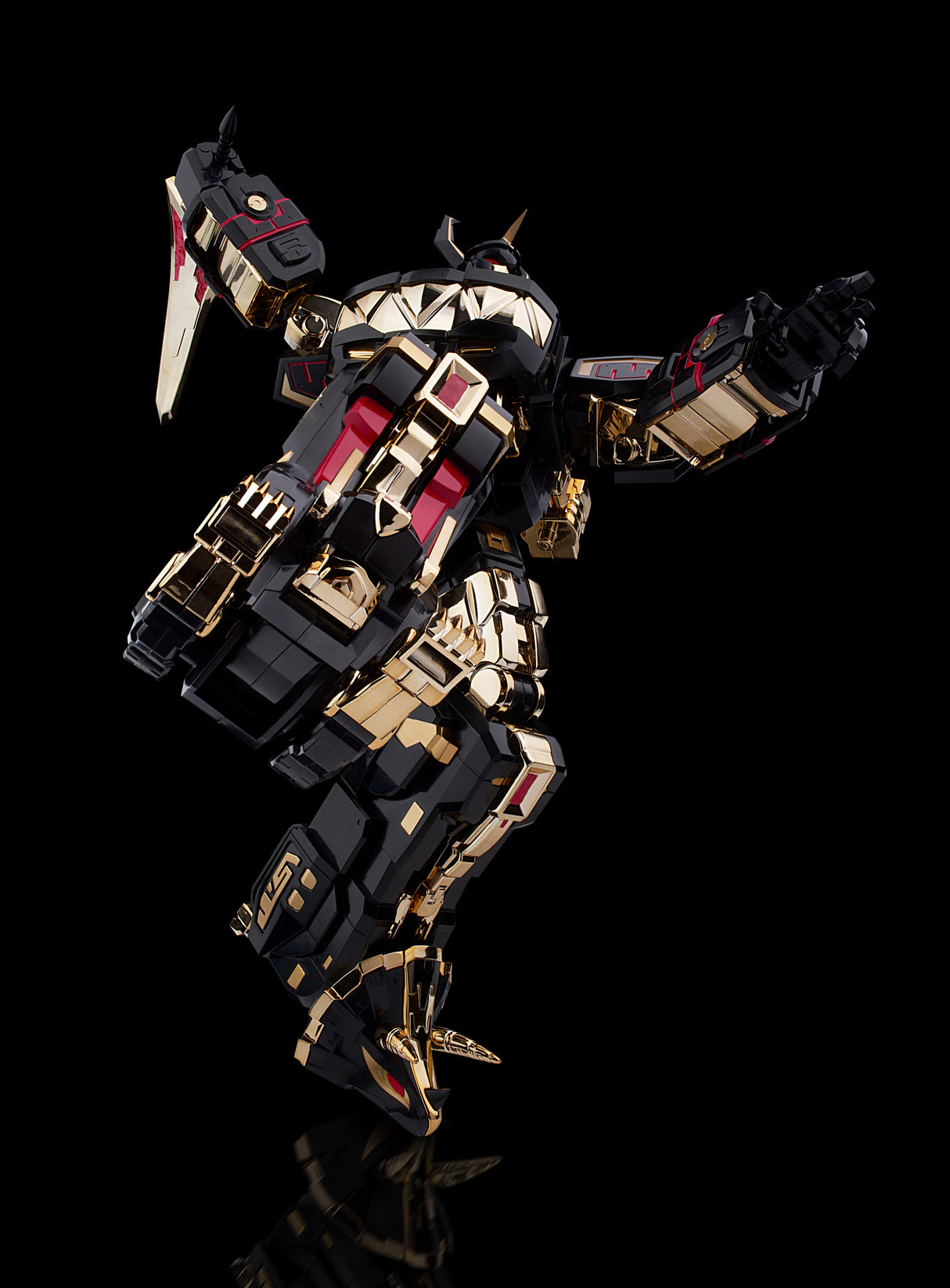 Power Rangers Flame Toys Furai "Model" Dino Megazord (Black Limited Ver)
